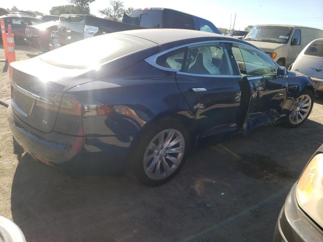 5YJSA1E16HF193605 - 2017 TESLA MODEL S Կապույտ լուսանկար 3