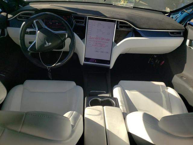 5YJSA1E16HF193605 - 2017 TESLA MODEL S Կապույտ լուսանկար 8