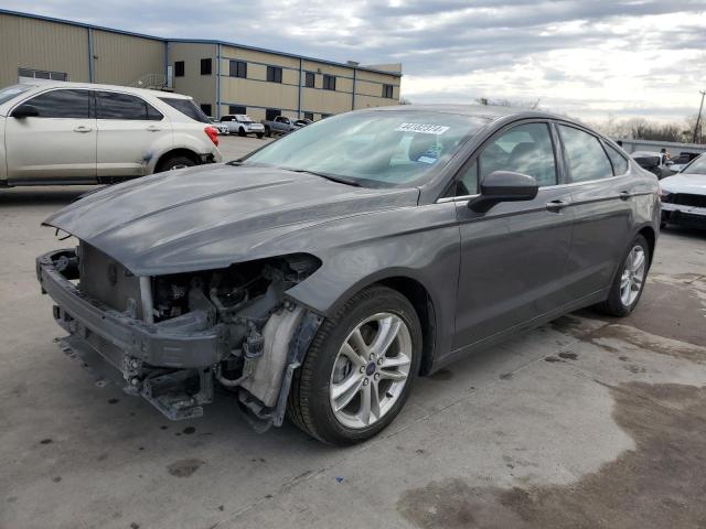 3FA6P0LU1JR116836 - 2018 FORD FUSION SE HYBRID GRAY photo 1