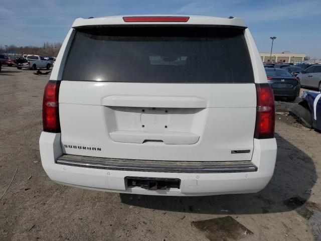 1GNSKJKC6JR249861 - 2018 CHEVROLET SUBURBAN K1500 PREMIER WHITE photo 6