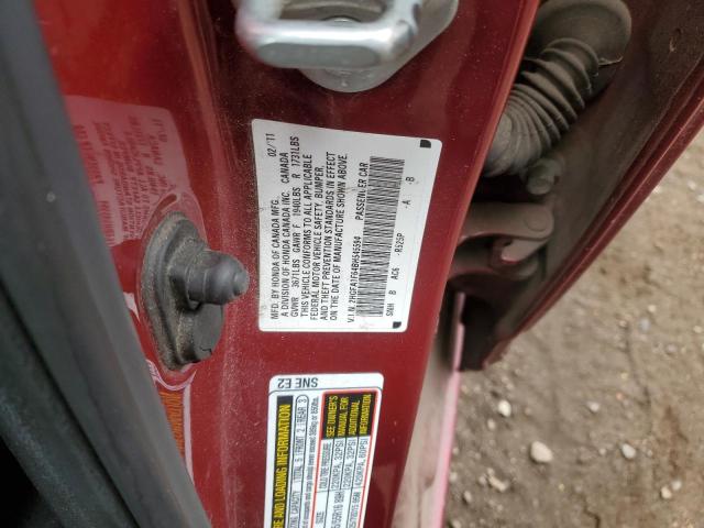 2HGFA1F64BH545594 - 2011 HONDA CIVIC LX-S كستنائي صورة 12