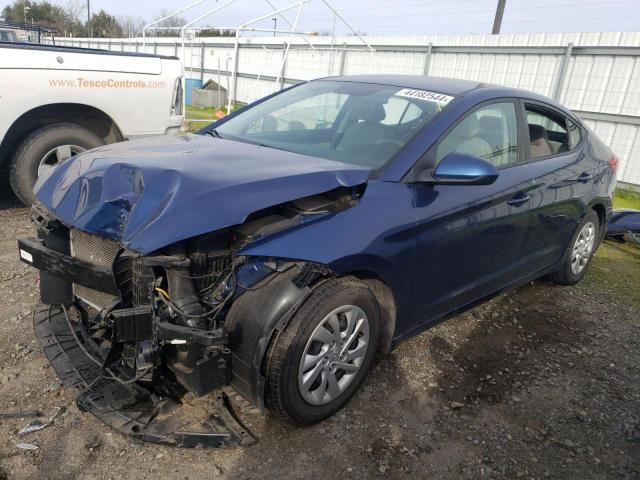 5NPD74LF3JH352319 - 2018 HYUNDAI ELANTRA SE BLUE photo 1