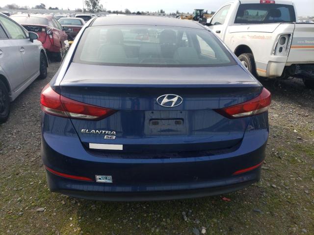 5NPD74LF3JH352319 - 2018 HYUNDAI ELANTRA SE BLUE photo 6