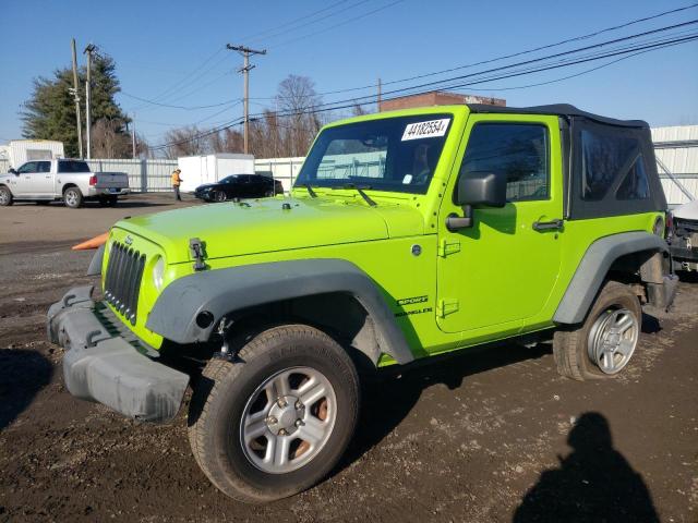 1C4AJWAG6DL516786 - 2013 JEEP WRANGLER SPORT GREEN photo 1