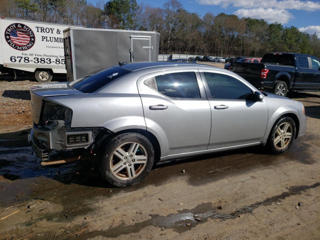 1C3CDZCB6EN163639 - 2014 DODGE AVENGER SXT SILVER photo 3