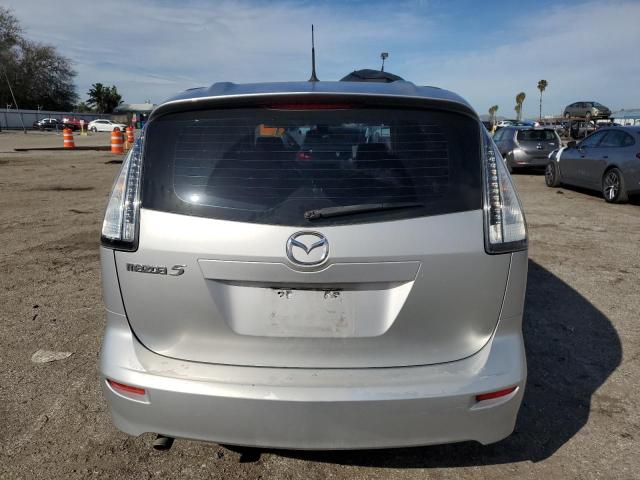 JM1CR29L980325933 - 2008 MAZDA 5 SILVER photo 6