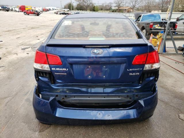 4S3BMEK62A2221682 - 2010 SUBARU LEGACY 3.6R LIMITED BLUE photo 6