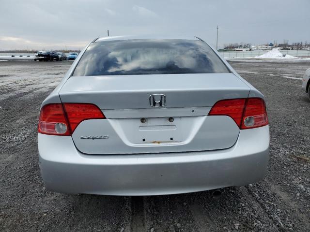 2HGFA16567H013567 - 2007 HONDA CIVIC LX SILVER photo 6