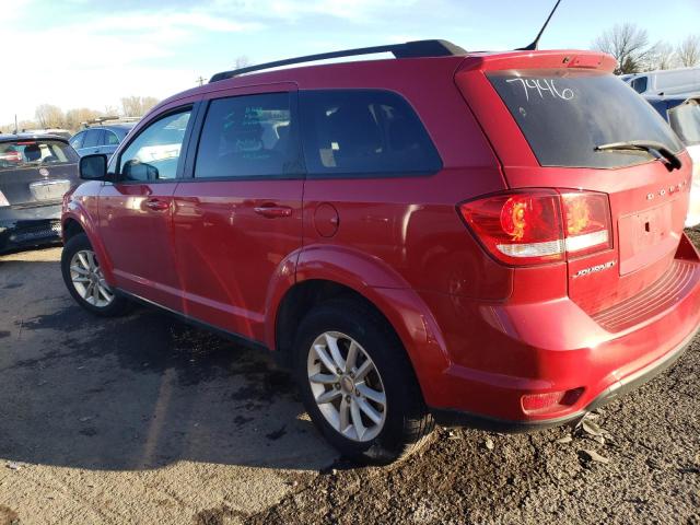 3C4PDCBG0HT532250 - 2017 DODGE JOURNEY SXT RED photo 2