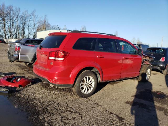 3C4PDCBG0HT532250 - 2017 DODGE JOURNEY SXT RED photo 3