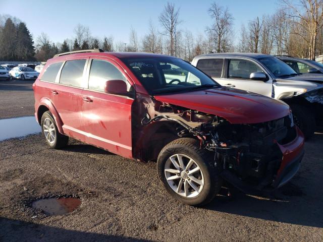 3C4PDCBG0HT532250 - 2017 DODGE JOURNEY SXT RED photo 4