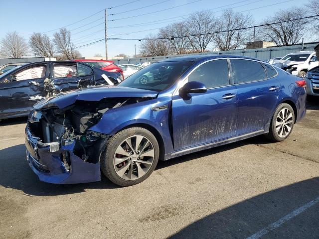 5XXGV4L29GG014539 - 2016 KIA OPTIMA SXL BLUE photo 1