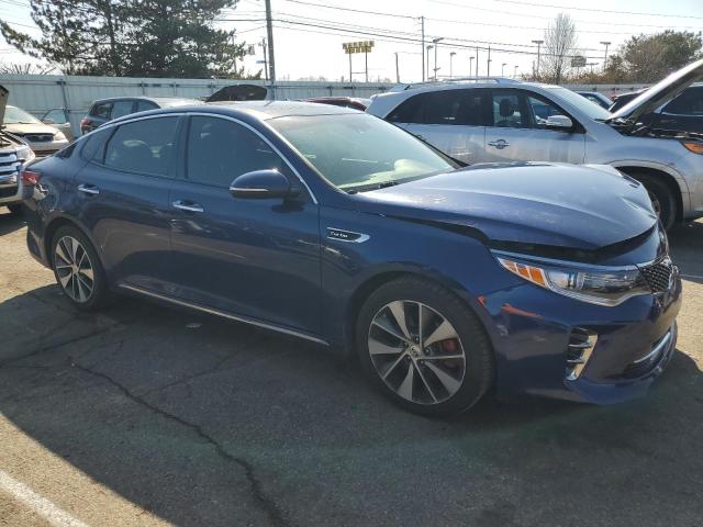 5XXGV4L29GG014539 - 2016 KIA OPTIMA SXL BLUE photo 4