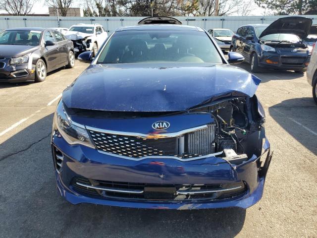 5XXGV4L29GG014539 - 2016 KIA OPTIMA SXL BLUE photo 5