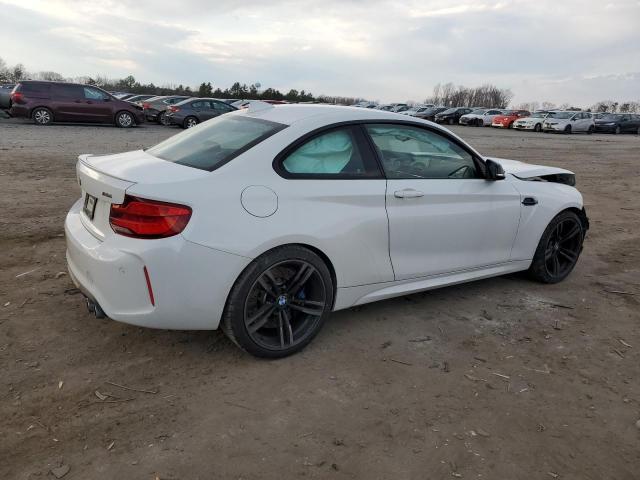 WBS1J5C52JVD36982 - 2018 BMW M2 WHITE photo 3