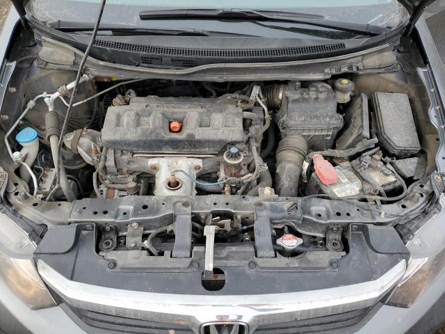 2HGFB2F94CH054781 - 2012 HONDA CIVIC EXL ნაცრისფერი ფოტო 11