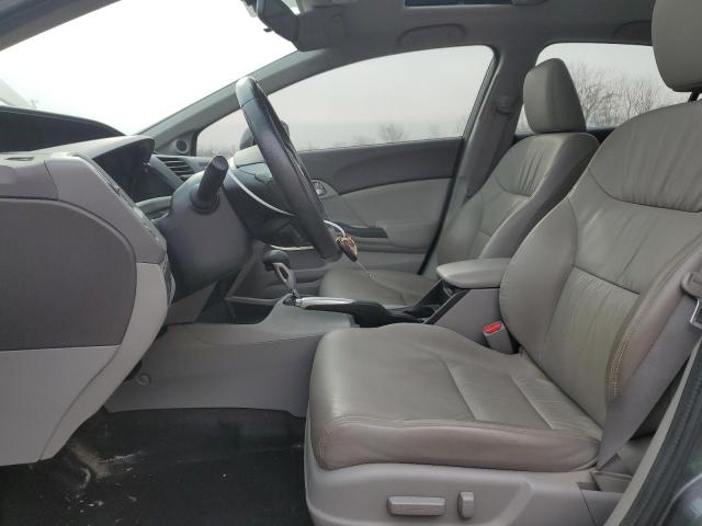 2HGFB2F94CH054781 - 2012 HONDA CIVIC EXL ნაცრისფერი ფოტო 7