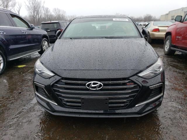 KMHD04LB4JU589887 - 2018 HYUNDAI ELANTRA SPORT BLACK photo 5