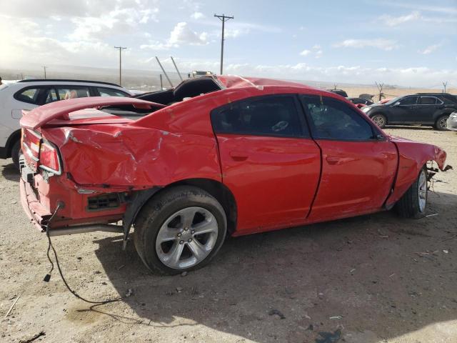 2C3CDXCT7EH227323 - 2014 DODGE CHARGER R/T RED photo 3