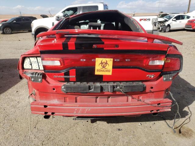 2C3CDXCT7EH227323 - 2014 DODGE CHARGER R/T RED photo 6