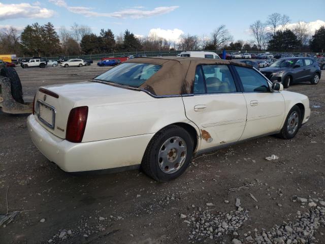 1G6KD54Y9YU228435 - 2000 CADILLAC DEVILLE WHITE photo 3