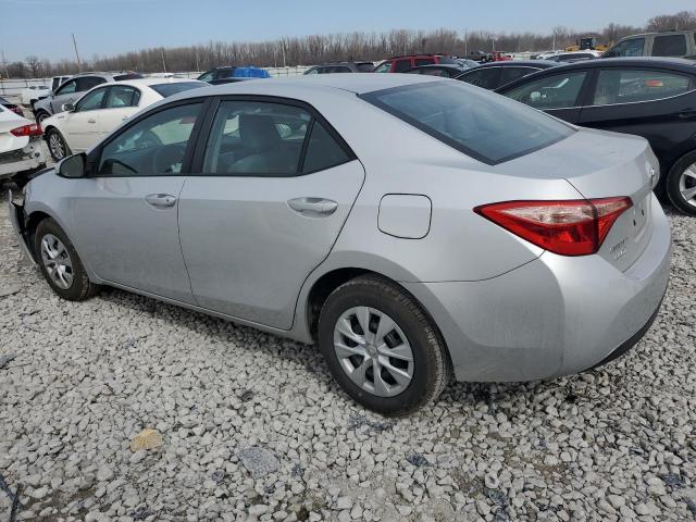 5YFBURHE8KP913440 - 2019 TOYOTA COROLLA L SILVER photo 2