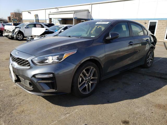 3KPF34AD1KE087637 - 2019 KIA FORTE GT LINE GRAY photo 1