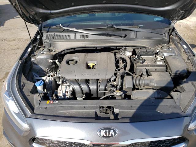 3KPF34AD1KE087637 - 2019 KIA FORTE GT LINE GRAY photo 11