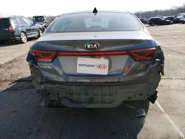 3KPF34AD1KE087637 - 2019 KIA FORTE GT LINE GRAY photo 6