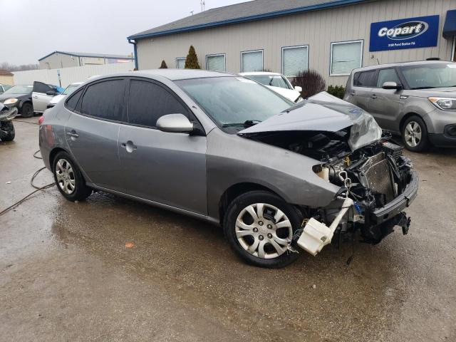 KMHDU4AD0AU138318 - 2010 HYUNDAI ELANTRA BLUE GRAY photo 4