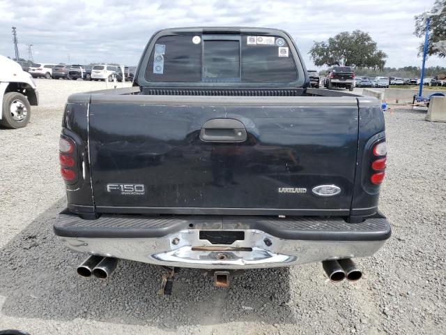 1FTRW07L41KE64307 - 2001 FORD F150 SUPERCREW BLACK photo 6