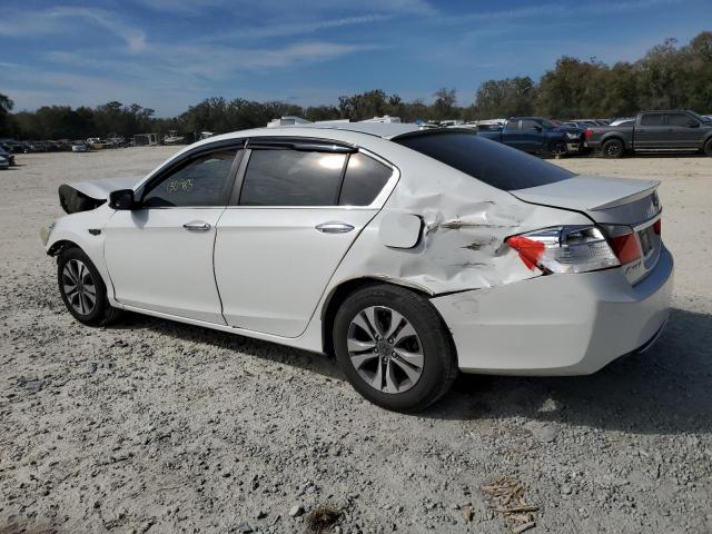 1HGCR2F35EA156988 - 2014 HONDA ACCORD LX WHITE photo 2