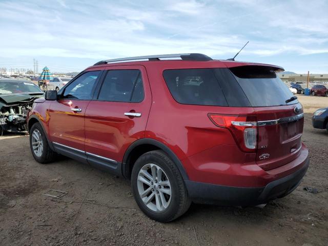 1FMHK7D88CGA25824 - 2012 FORD EXPLORER XLT RED photo 2