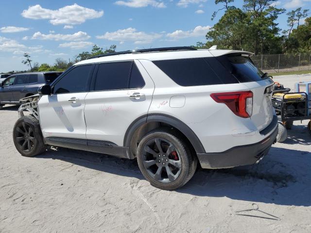 1FM5K8GC0LGC07218 - 2020 FORD EXPLORER ST WHITE photo 2