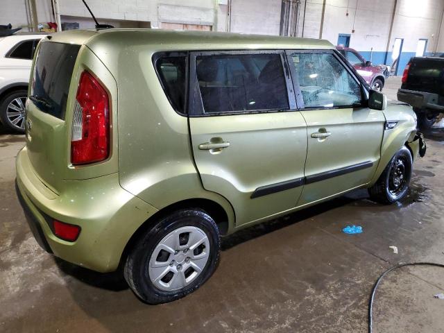 KNDJT2A56D7611570 - 2013 KIA SOUL GREEN photo 3