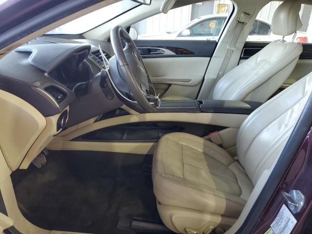 3LN6L2G93DR808605 - 2013 LINCOLN MKZ BURGUNDY photo 7