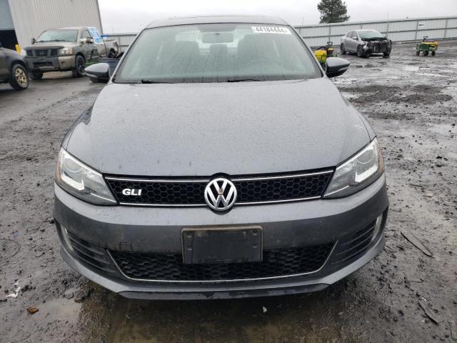 3VW4T7AJ0DM450515 - 2013 VOLKSWAGEN JETTA GLI GRAY photo 5