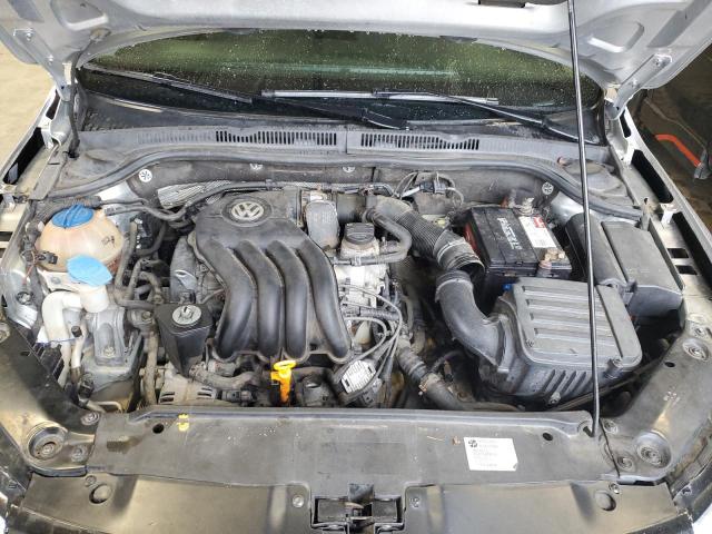3VW2K7AJ7EM320517 - 2014 VOLKSWAGEN JETTA BASE SILVER photo 11