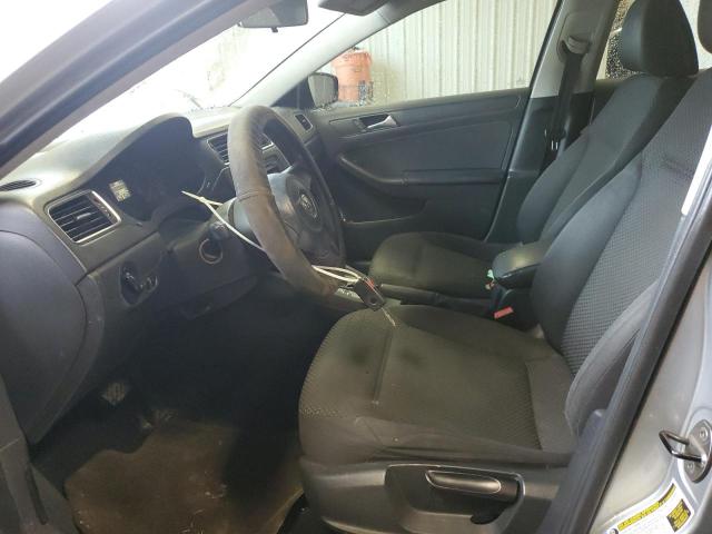 3VW2K7AJ7EM320517 - 2014 VOLKSWAGEN JETTA BASE SILVER photo 7