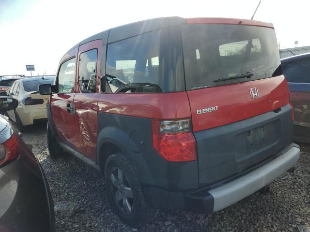 5J6YH27695L019602 - 2005 HONDA ELEMENT EX RED photo 2