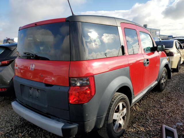 5J6YH27695L019602 - 2005 HONDA ELEMENT EX RED photo 3