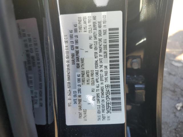 3MZBPBEY0PM384199 - 2023 MAZDA 3 PREMIUM PLUS BLACK photo 12