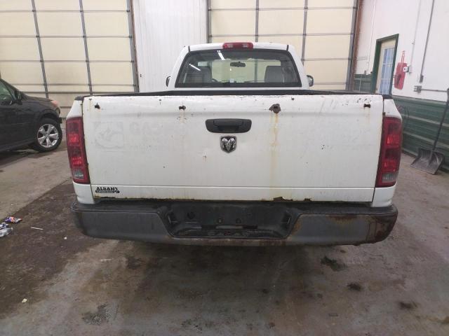 1D7HA16P46J232104 - 2006 DODGE RAM 1500 ST WHITE photo 6