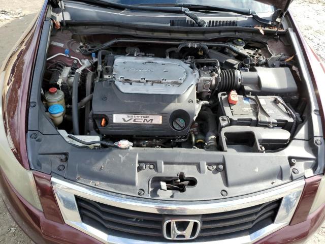 1HGCP367X8A075679 - 2008 HONDA ACCORD EX BURGUNDY photo 11