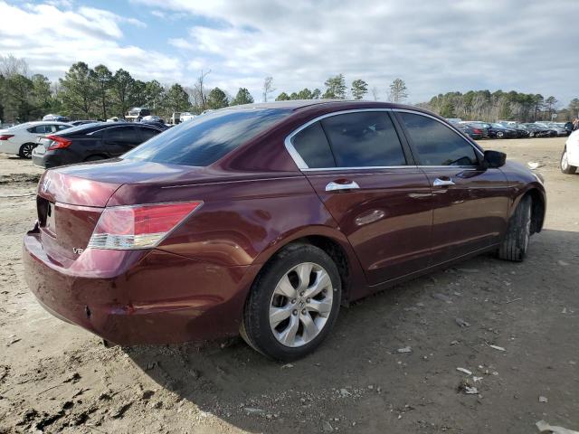 1HGCP367X8A075679 - 2008 HONDA ACCORD EX BURGUNDY photo 3