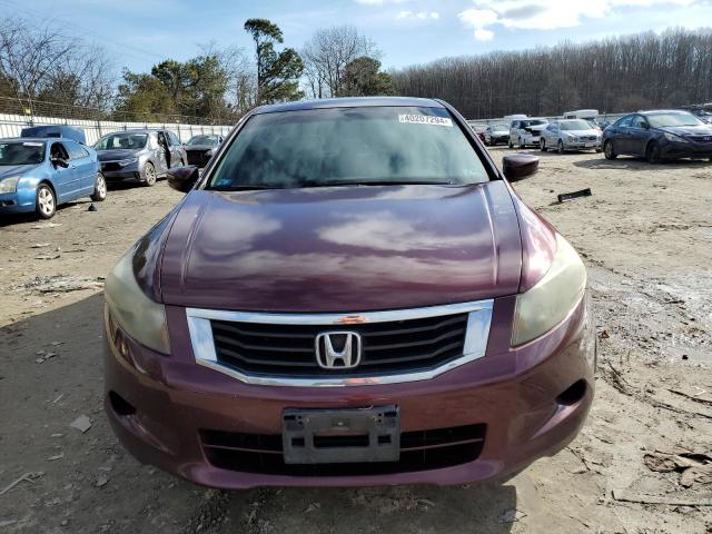 1HGCP367X8A075679 - 2008 HONDA ACCORD EX BURGUNDY photo 5