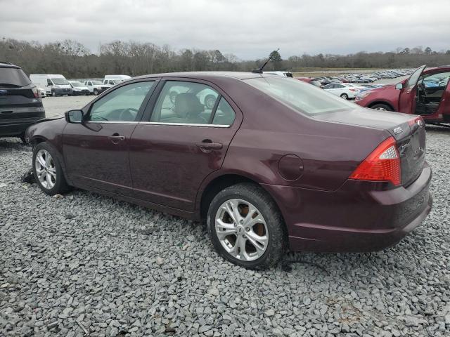 3FAHP0HA2CR406884 - 2012 FORD FUSION SE PURPLE photo 2