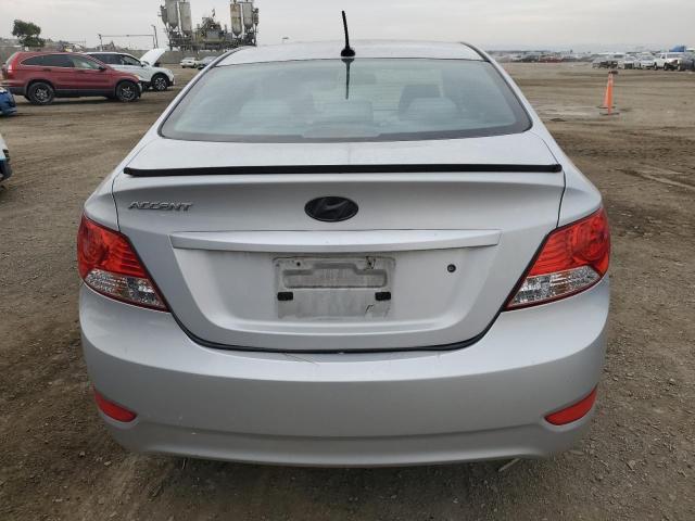 KMHCT4AE3EU679537 - 2014 HYUNDAI ACCENT GLS SILVER photo 6