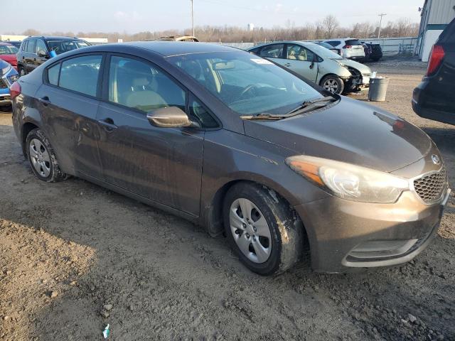 KNAFX4A61F5311459 - 2015 KIA FORTE LX BROWN photo 4