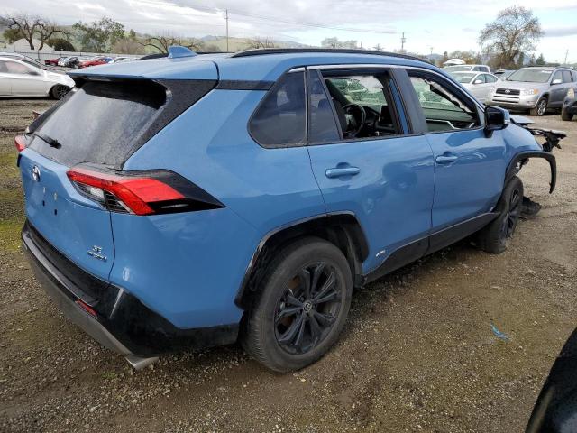 JTM16RFV8PD084372 - 2023 TOYOTA RAV4 SE BLUE photo 3